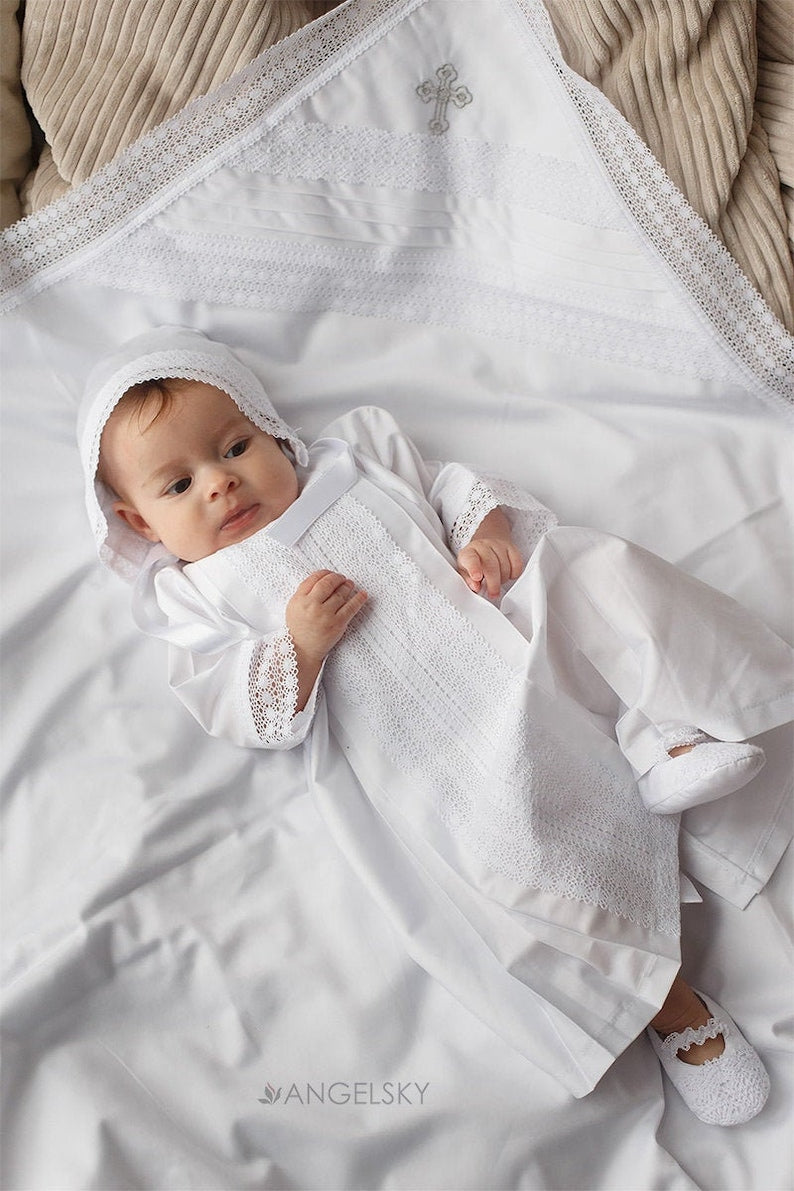 Robe de BaptĂȘme bebe garçon fille