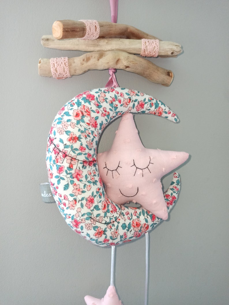 Mobile décoratif bébé| suspension murale bois CreaLandes