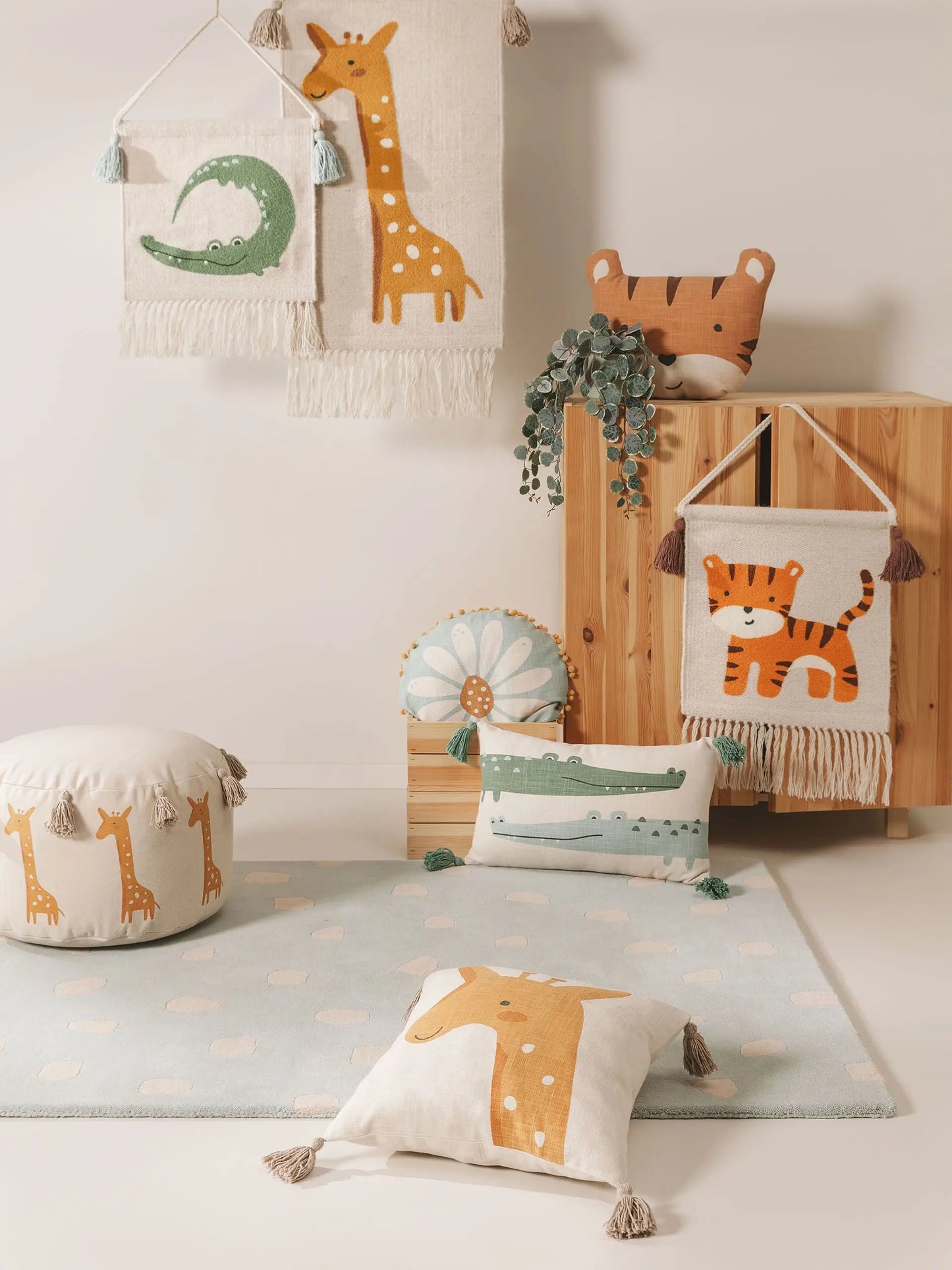 Coussin decoratif bebe tigre| coussin fait main Benuta