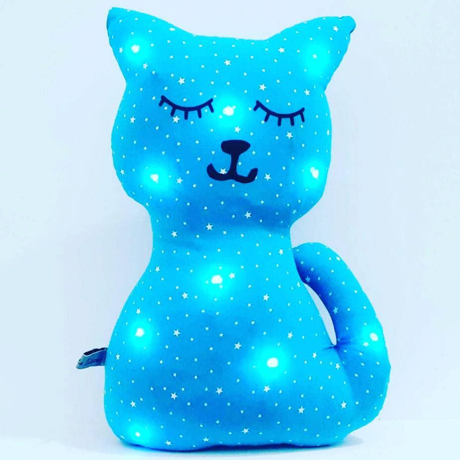 Veilleuse bébé chat | Les Petits Titous-Veilleuse-artisanale