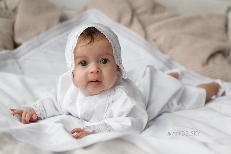 Robe de BaptĂȘme bebe garçon fille