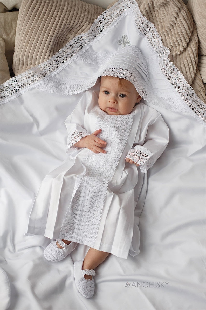 Robe de Baptême bebe garçon fille