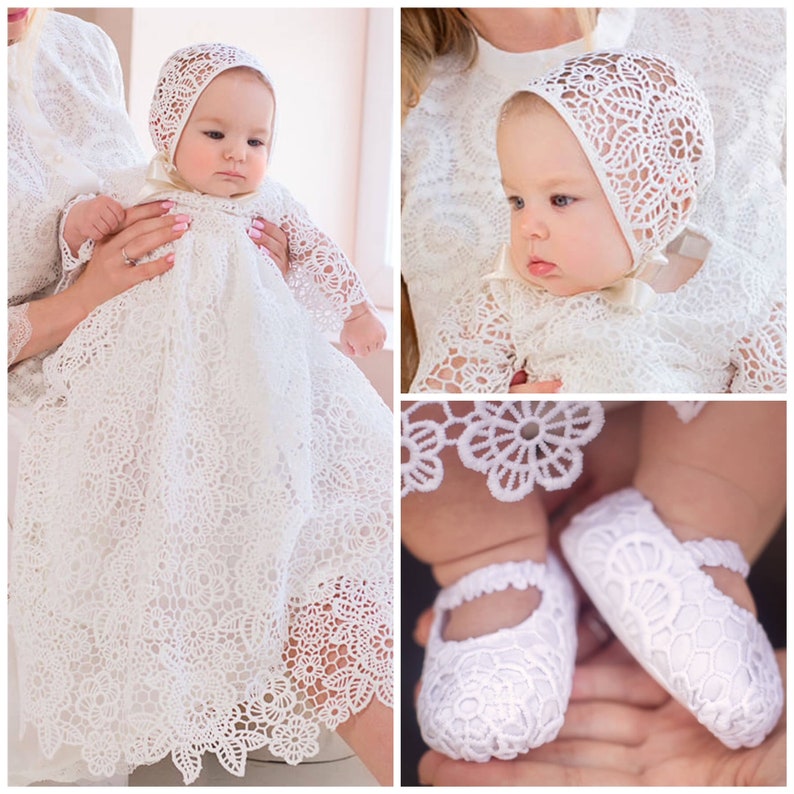 Robe de Baptême bebe fille|Robe de bénédiction