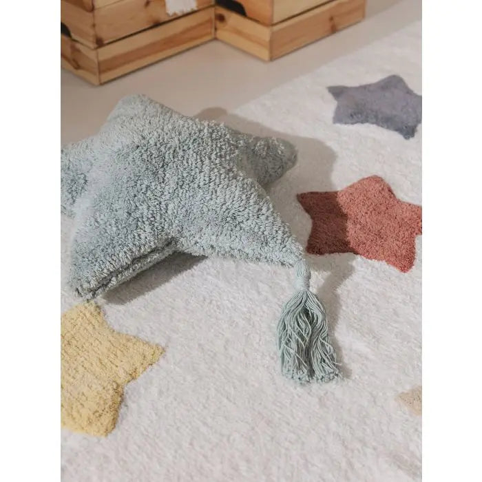 Tapis lavable pour chambre enfant étoiles