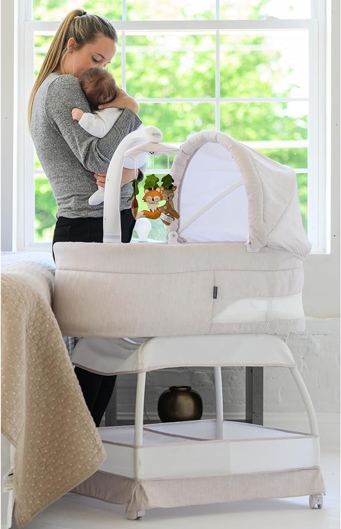 Berceau bébé |TruBliss Baby Sweetli Calm™ l'intelligence artificielle s'invite dans le berceau de votre bébé