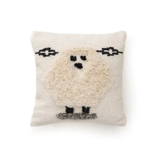 Housse de coussin Benuta Shawn Ivoire