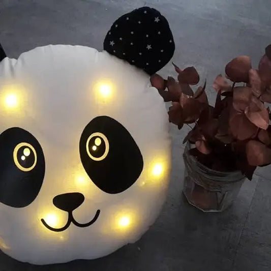 Coussin Lumineux Panda | veilleuse bébé les petits titous